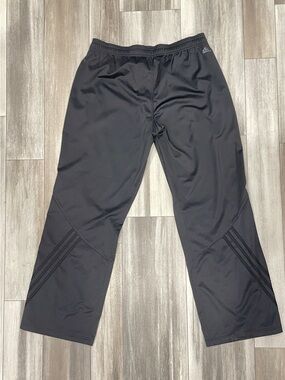 Men's Adidas Black Athletic Track Pants - Streetwear baggy fit